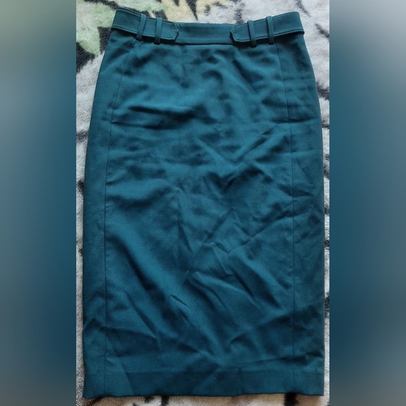 Marciano LA Teal Pencil Skirt - Picture 4 of 8
